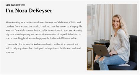 life coach bio